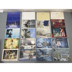 Leanin Tree Christmas Holiday Cards 32 Assortment‎ Animals Scenic No Envelopes